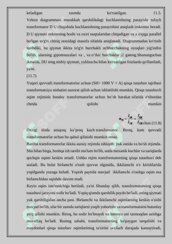 Transformatorlarda qisqa tutashuv tajribasi qisqa tutashuv tajribasi 4