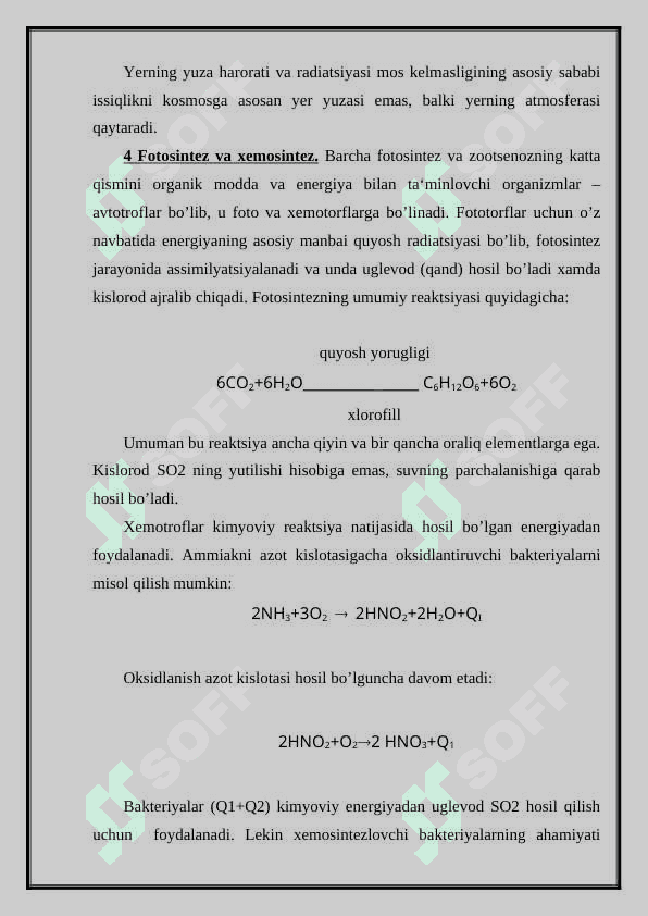 QUYOSH ENERGIYASI QUYOSH ENERGIYASINING TAXSIMLANISHI 5