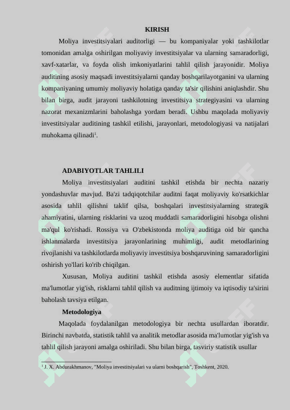 MAQOLA TAYYORLASH NAMUNASI 2
