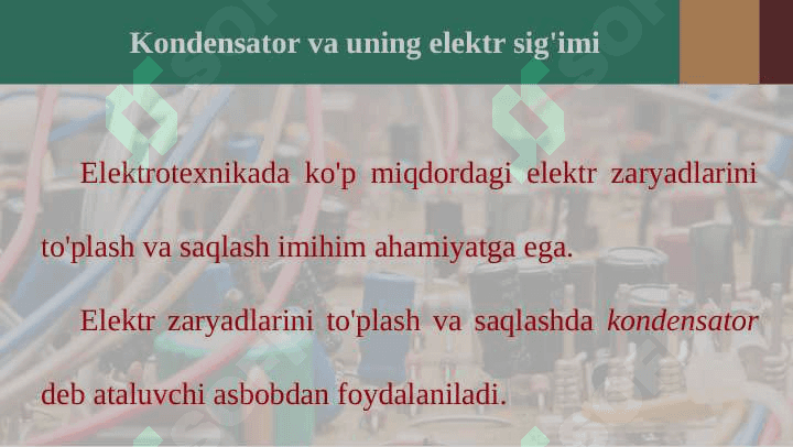 kondensatorlar 2