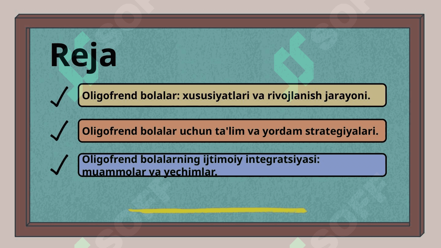 Oligofrend bolalar ularning tavsifi 2