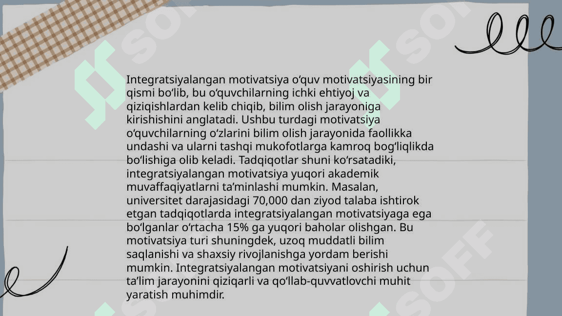 mativatsiyaning asosiy turlari rivojlanish bosqichlari 5