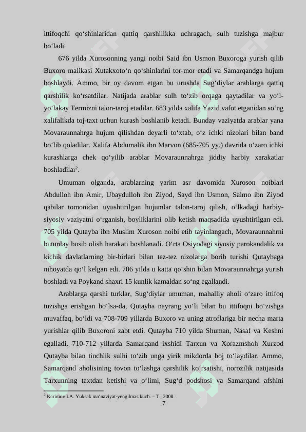 Arab xalifaligi davrida ijtimoiy iqtisodiy ahvoli 7