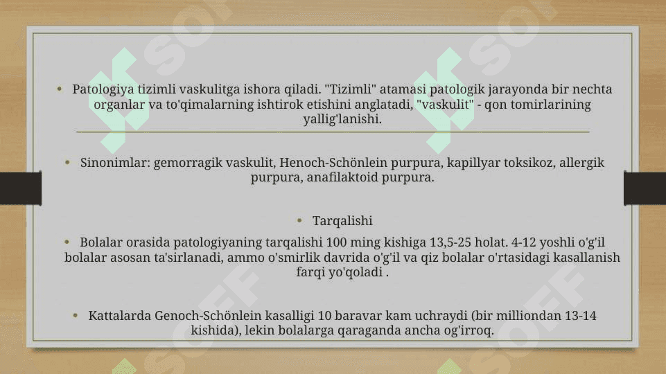 Shenleyn-genox kasalligi | Schonlein-Henoch kasalligi 4