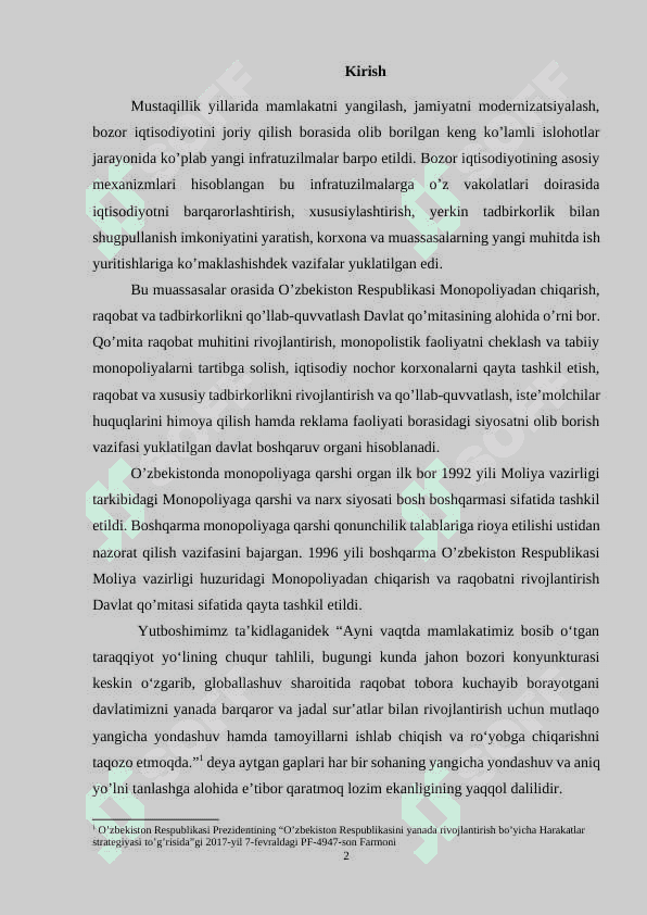 Monopol raqobatlashgan bozorlarning xususiyatlari 2