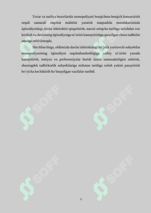 Monopol raqobatlashgan bozorlarning xususiyatlari 3