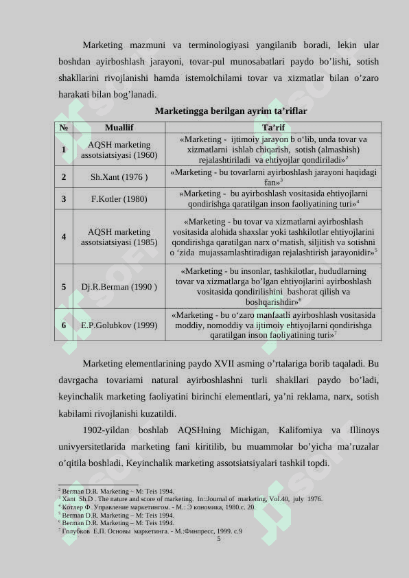 Mаrketing, uning mаqsаdi, vаzifаlаri vа tаmоyillаri 5