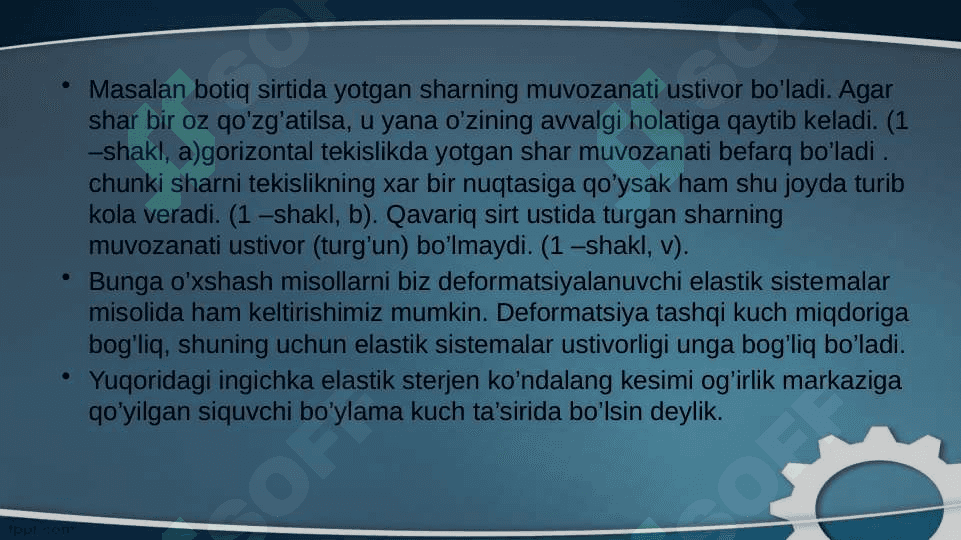 Siqilgan sterjenlar ustivorligi 5