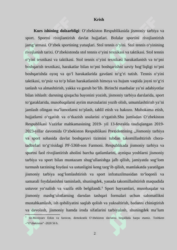 STOL TENNIS DARSLARIDA KO‘NIKMA VA MALAKALARNI SHAKLLANTIRISHNING SAMARALI USULLARI 2