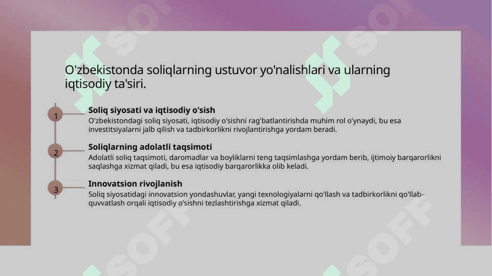 Soliq kontseptsiyasining ustuvor yo’nalishlari 3