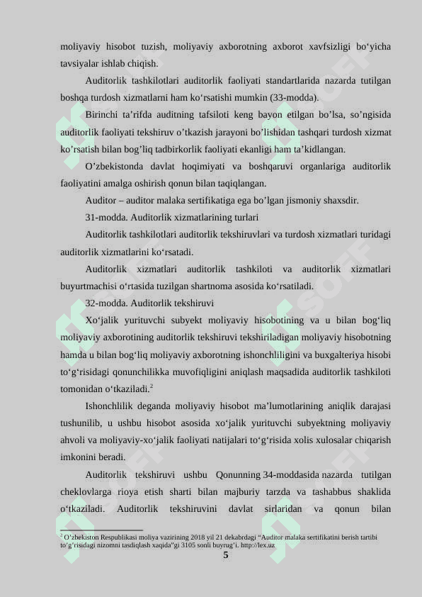 Auditning tamoyillari va funksiyalari 5