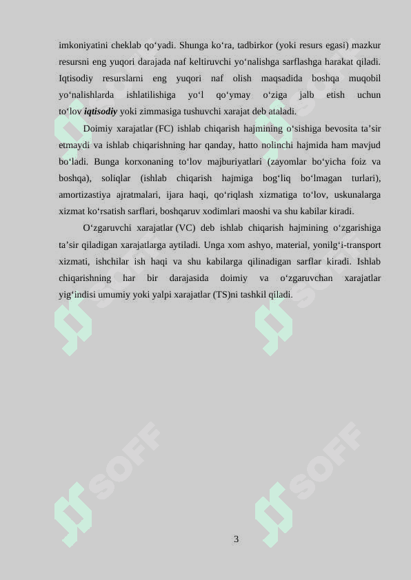 Bevosita xarajatlar hisobi 3