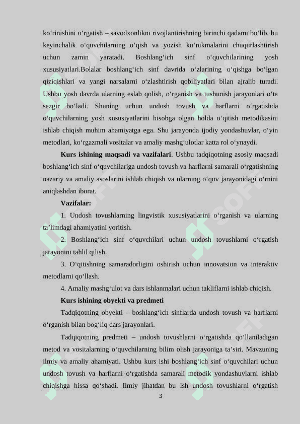 KURS ISHI 3