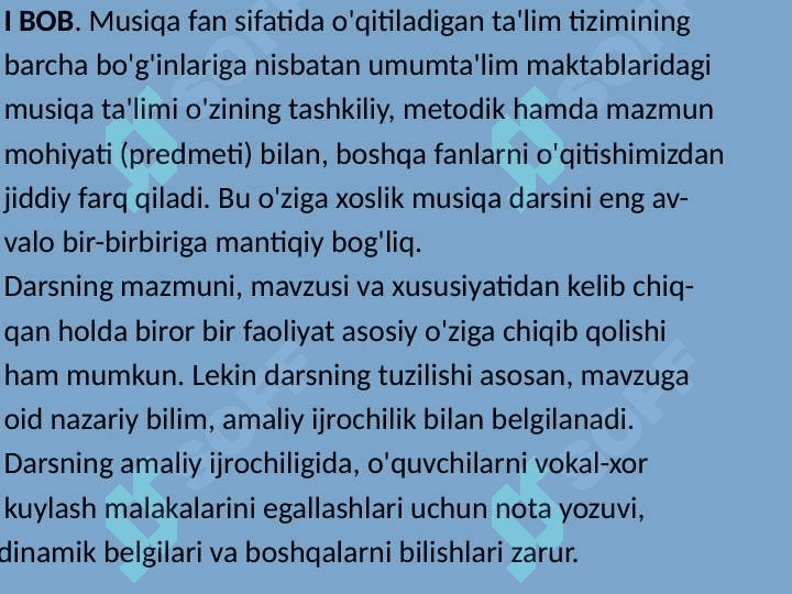 Musiqa asrlarini tinglash va tahlil qilish 5