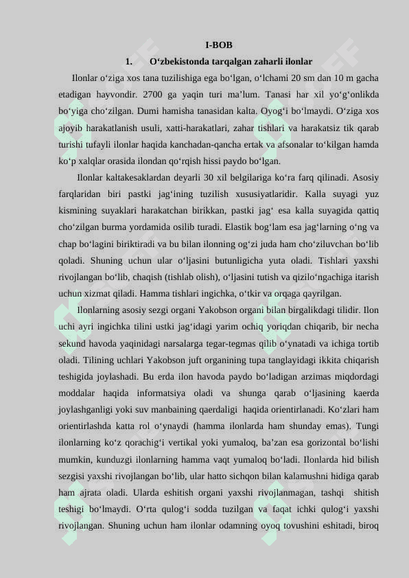 O’zbekistonda uchraydigan zaharli ilonlar va ular zaharining xususiyatlari 4