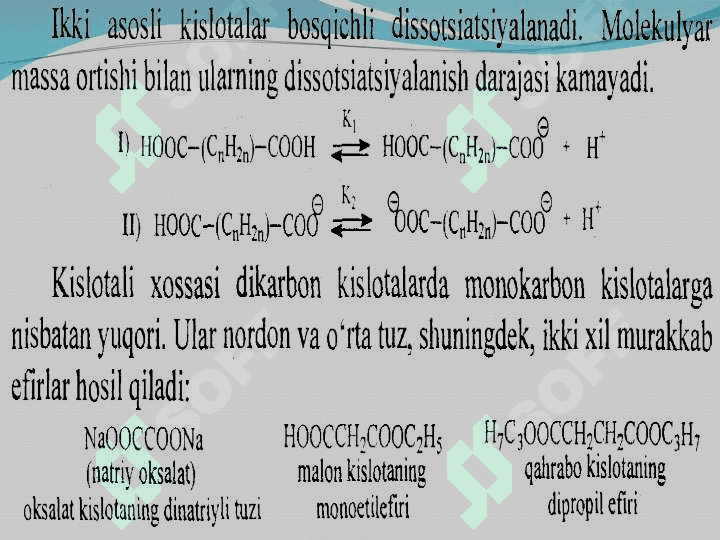 Dikarbon kislotalar 8