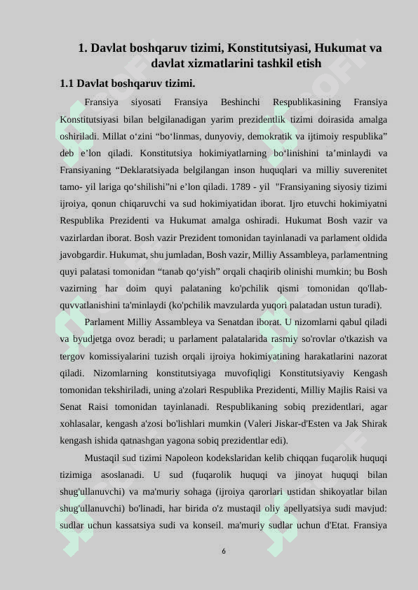 Fransiya turizmi dinamikasi va uning o'ziga xosligi 5