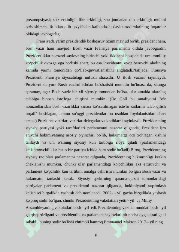 Fransiya turizmi dinamikasi va uning o'ziga xosligi 7