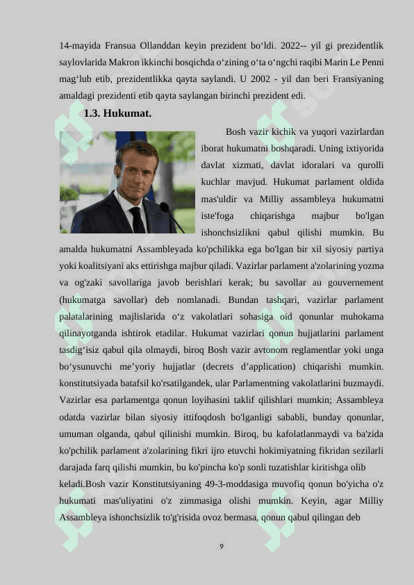 Fransiya turizmi dinamikasi va uning o'ziga xosligi 8