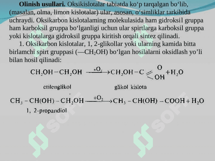Gidroksikislotalar 5