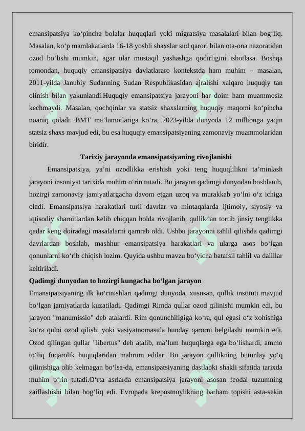 Emansipatsiya 25 7