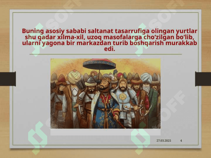 Temuriylar davridagi siyosiy jarayonlar 4