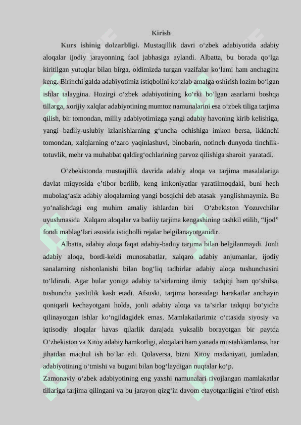 ADABIY ALOQALAR VA ADABIY TA`SIR MASALASI 2