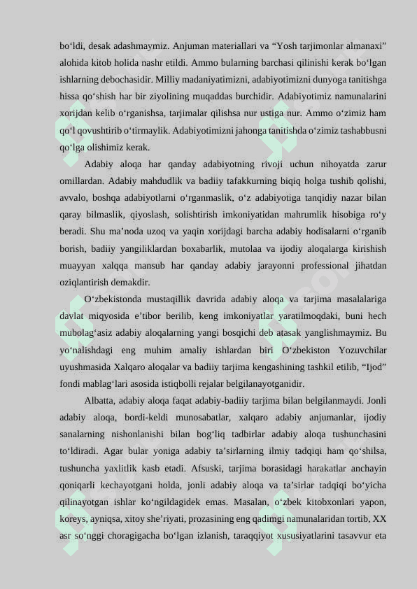 ADABIY ALOQALAR VA ADABIY TA`SIR MASALASI 5