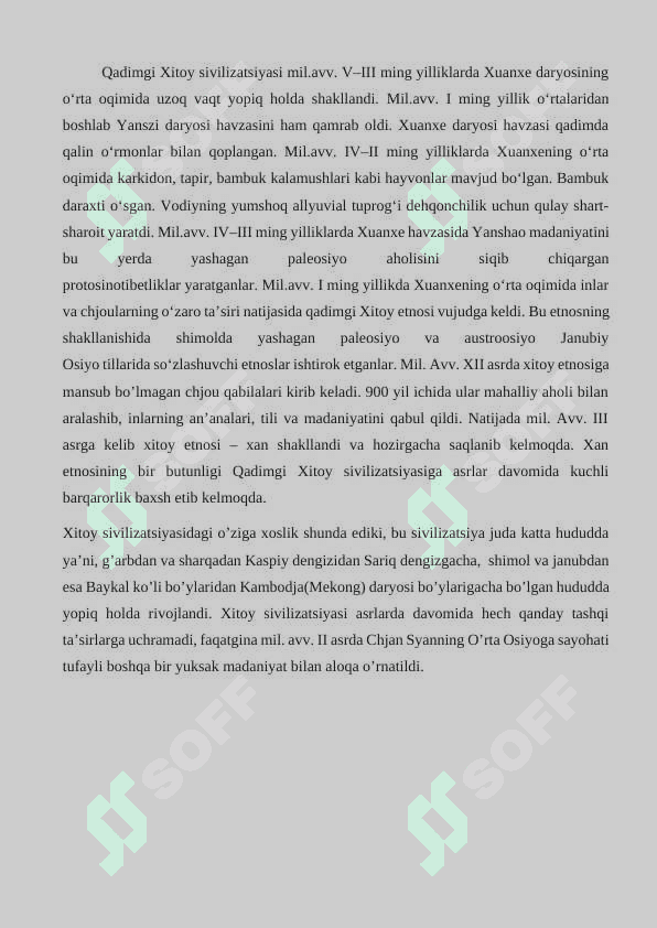 Xitoy sivilizatsiyasining o'ziga xos xususiyatlari 4