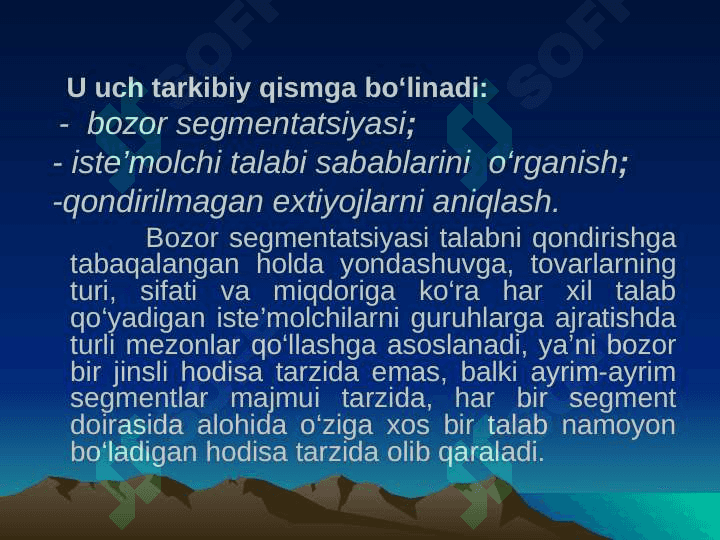 BOZOR SEGMENTATSIYASI VA XARIDORLAR TURLARI 3