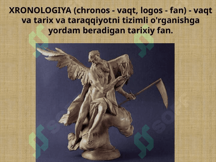 Xronologiya fani shakllanishi va rivojlanishi 2