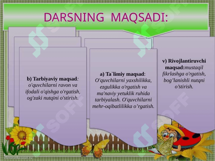 Maktabim  - qutlug’ makonim (ochiq dars ishlanma) taqdimot 4