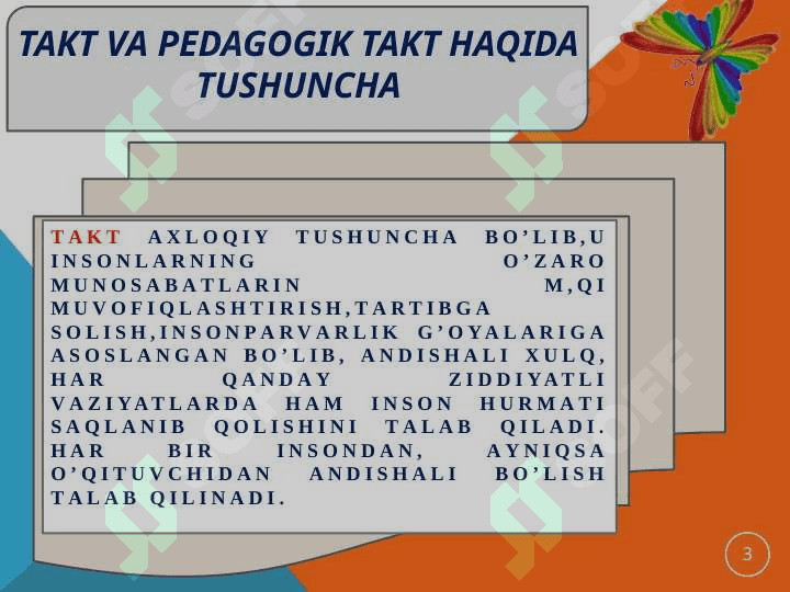 Pedagogik takt va pedagogik  etika 3