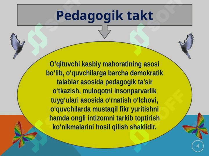 Pedagogik takt va pedagogik  etika 4