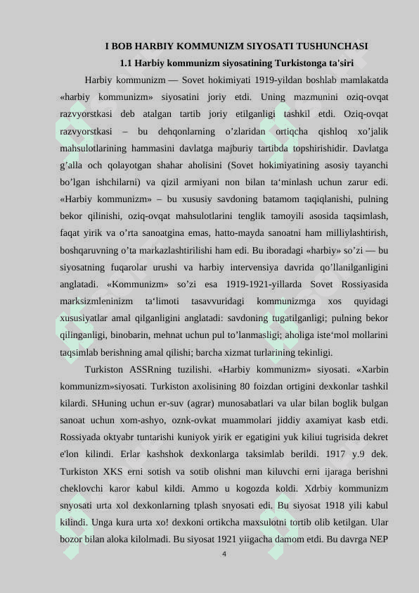 HARBIY KOMMUNIZM SIYOSATI VA UNING TURKISTONGA TA’SIRI 4