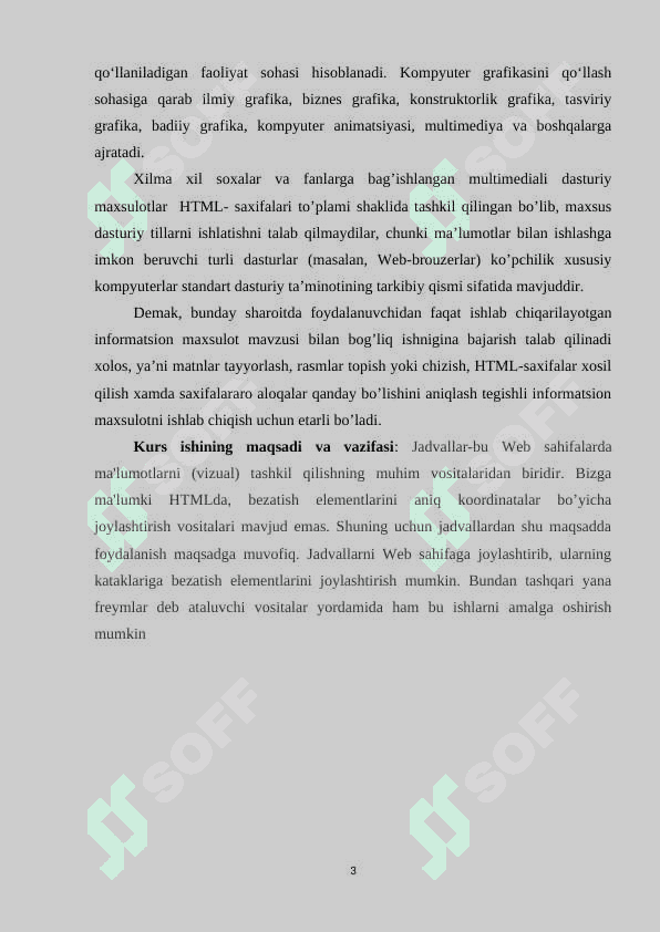 HTML JADVALLARI BILAN ISHLASH 3
