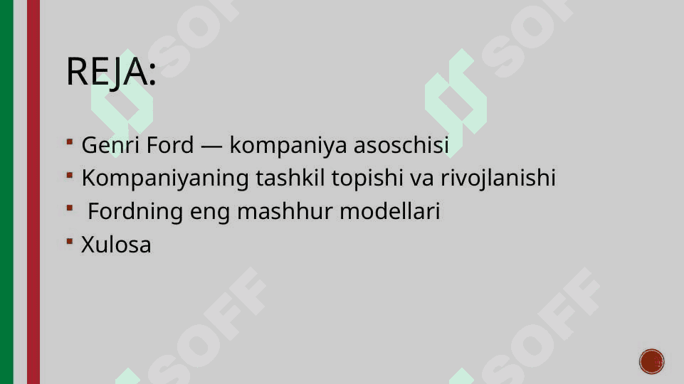 Ford kompaniyasi marketingi 2