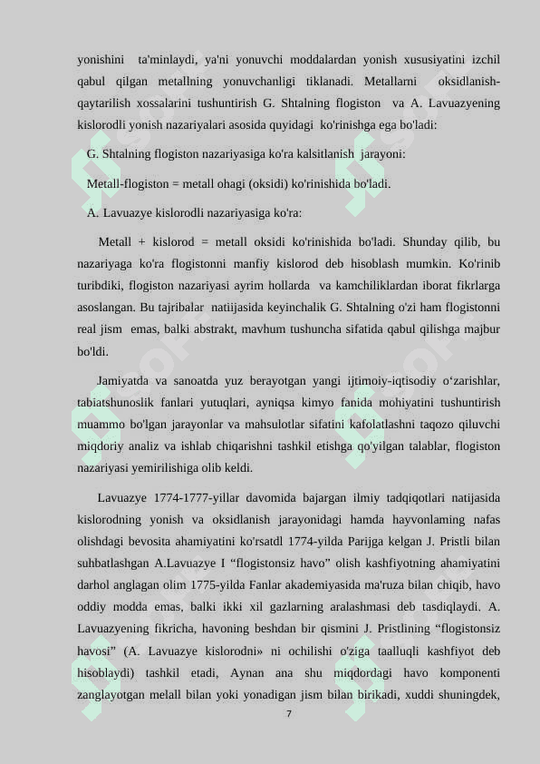 VI A guruh elementlari. Kislorod kimyosi , oltingugurt kimyosi,  selen kichik guruhining  elementlari 7