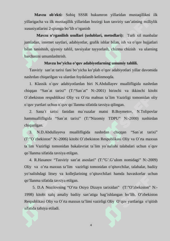 O’zbekiston tasviriy san’atida milliylik xususiyatlari 4