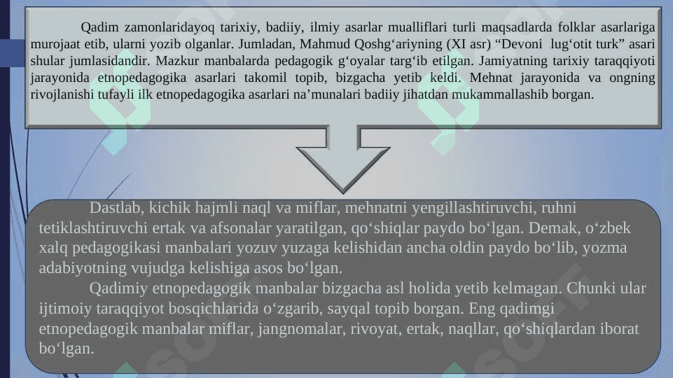 ETNOPEDAGOGIKA FANINING RIVOJLANISH BOSQICHLARI 5