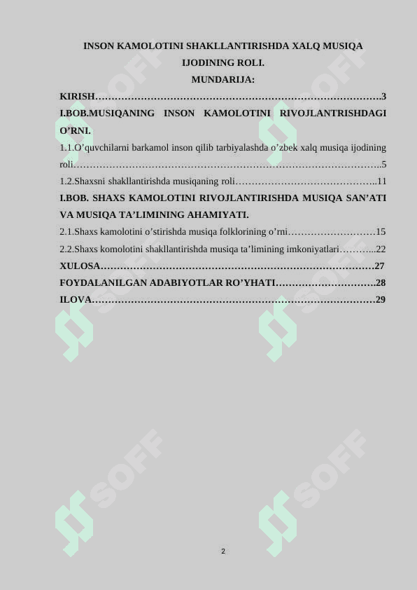 Inson kamolotini shakllantirishda xalq musiqа ijodining roli 2