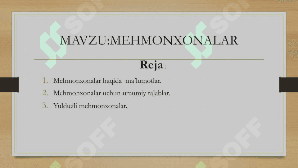 MEHMONXONALAR 2