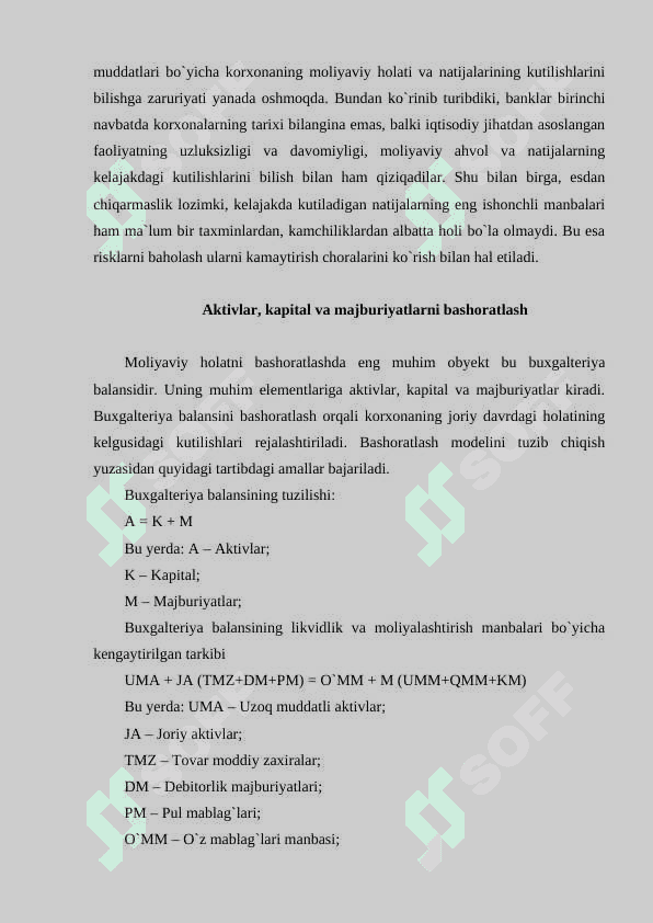 Moliyaviy hisobot elementlarini  tan olish. 5