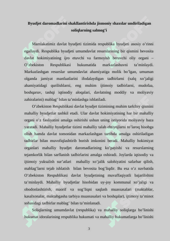 Jismoniy shaxslardan undiriladigan soliqlarga tavsif. 2