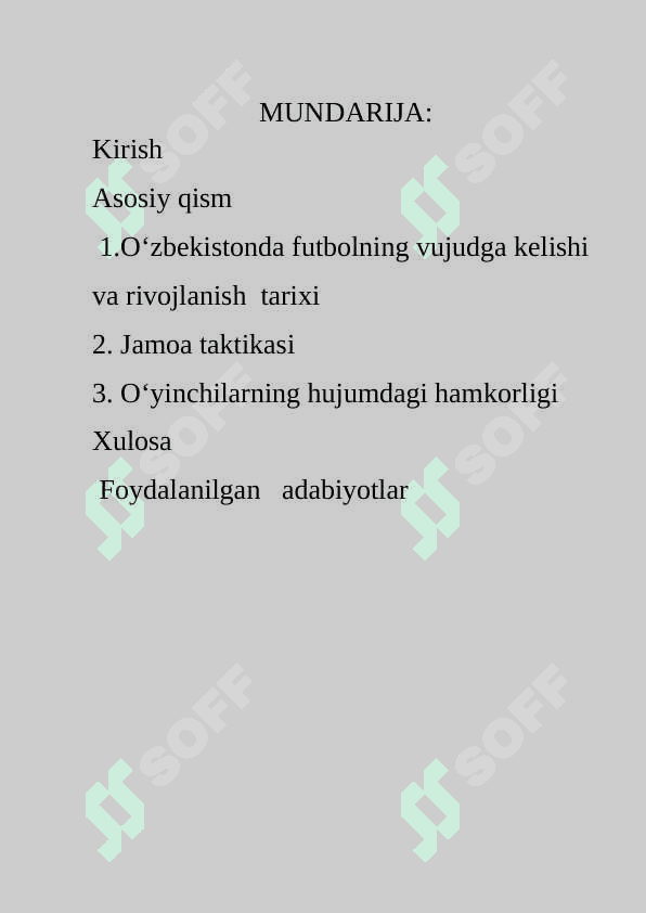 futbol oʻyinida jamoa taktikasi 2