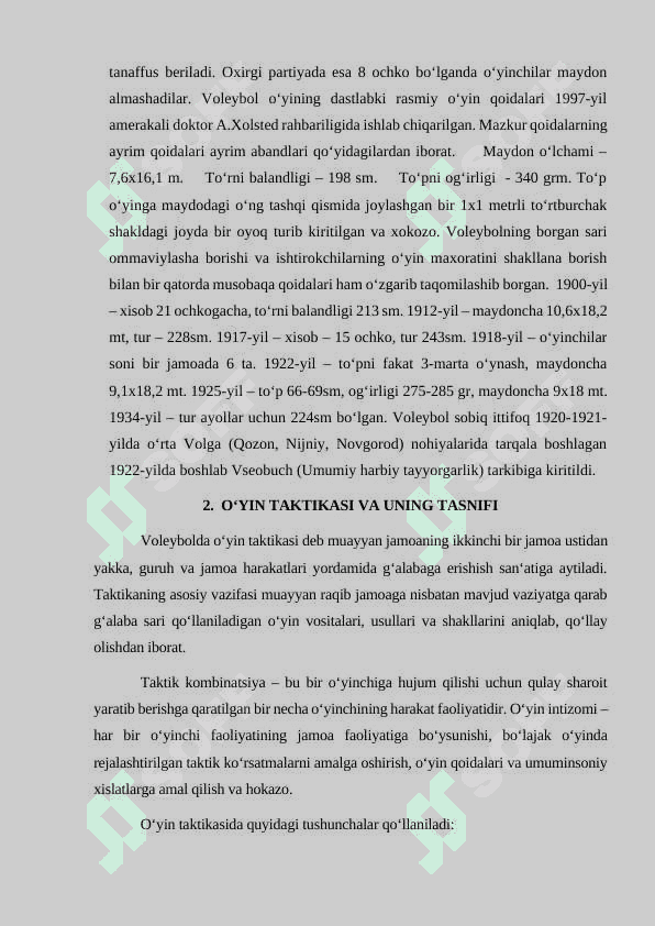 voleybol taktikasiga oʻrgatish 8