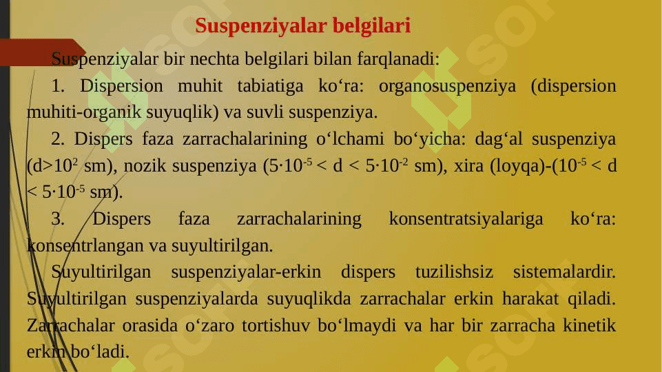 MIKROGETEROGEN DISPERS SISTEMALAR. 5