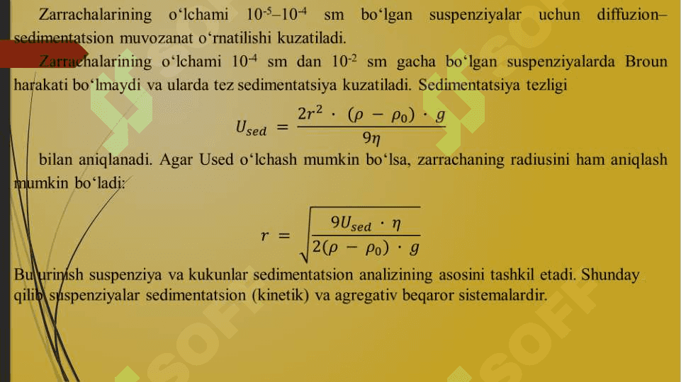 MIKROGETEROGEN DISPERS SISTEMALAR. 7