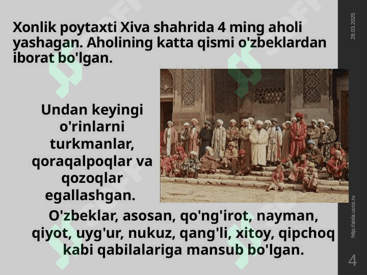 Xiva xonligining ijtimoiy-iqtisodiy hayoti 4