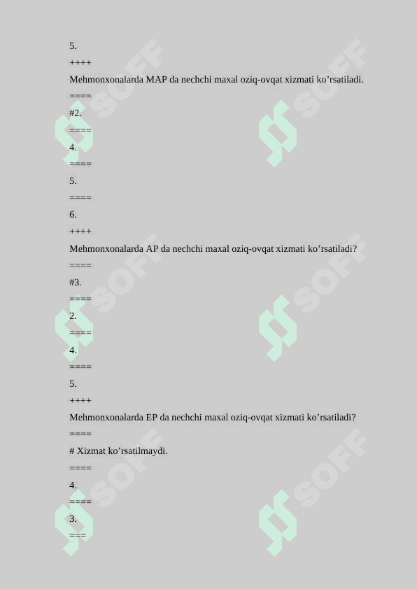 Marketing, brending yakuniy test savollari 4